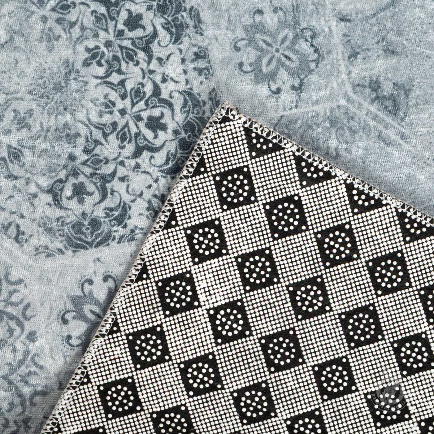 Kusový koberec LOTUS7 strieborný