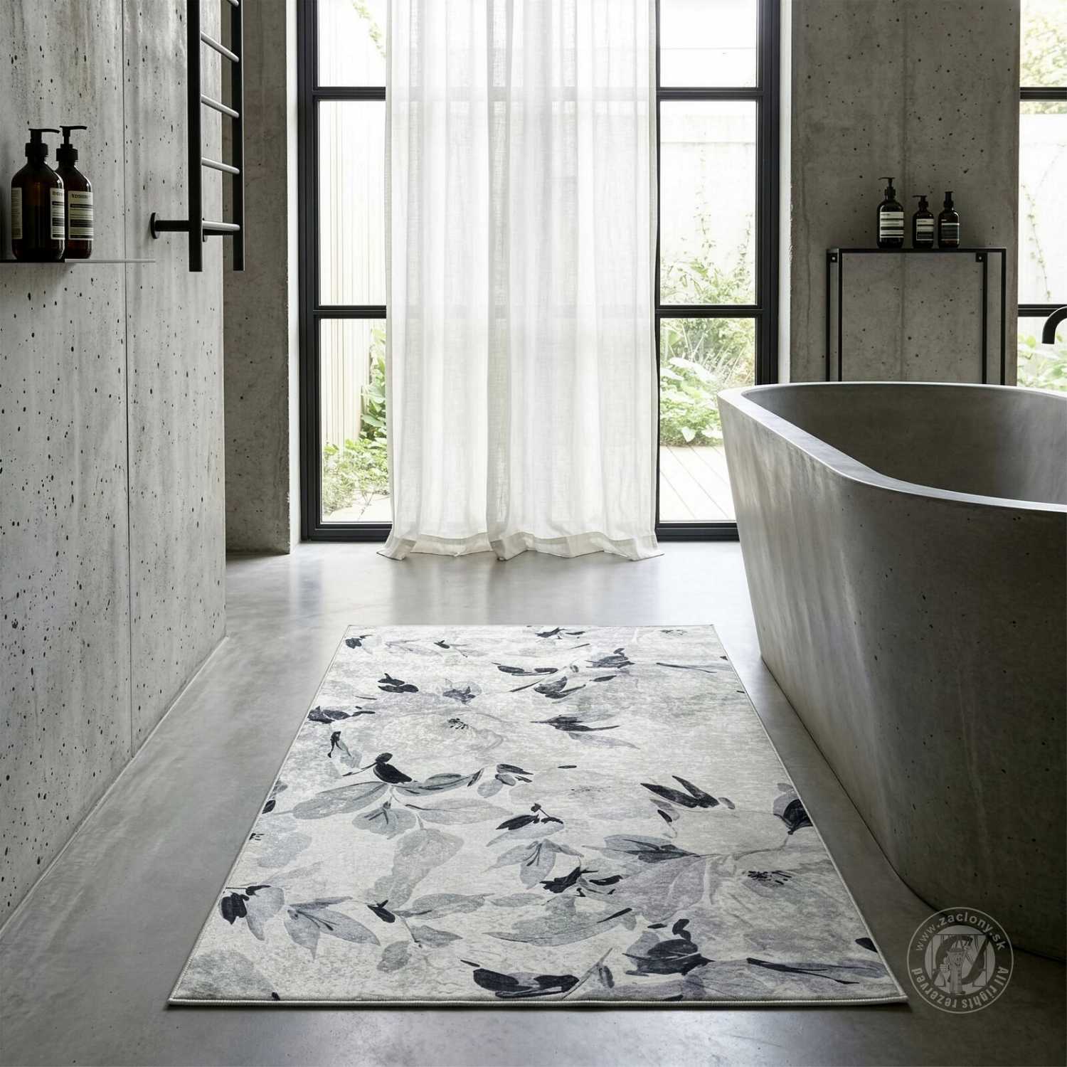 Kusový koberec LOTUS3 krémový/sivý