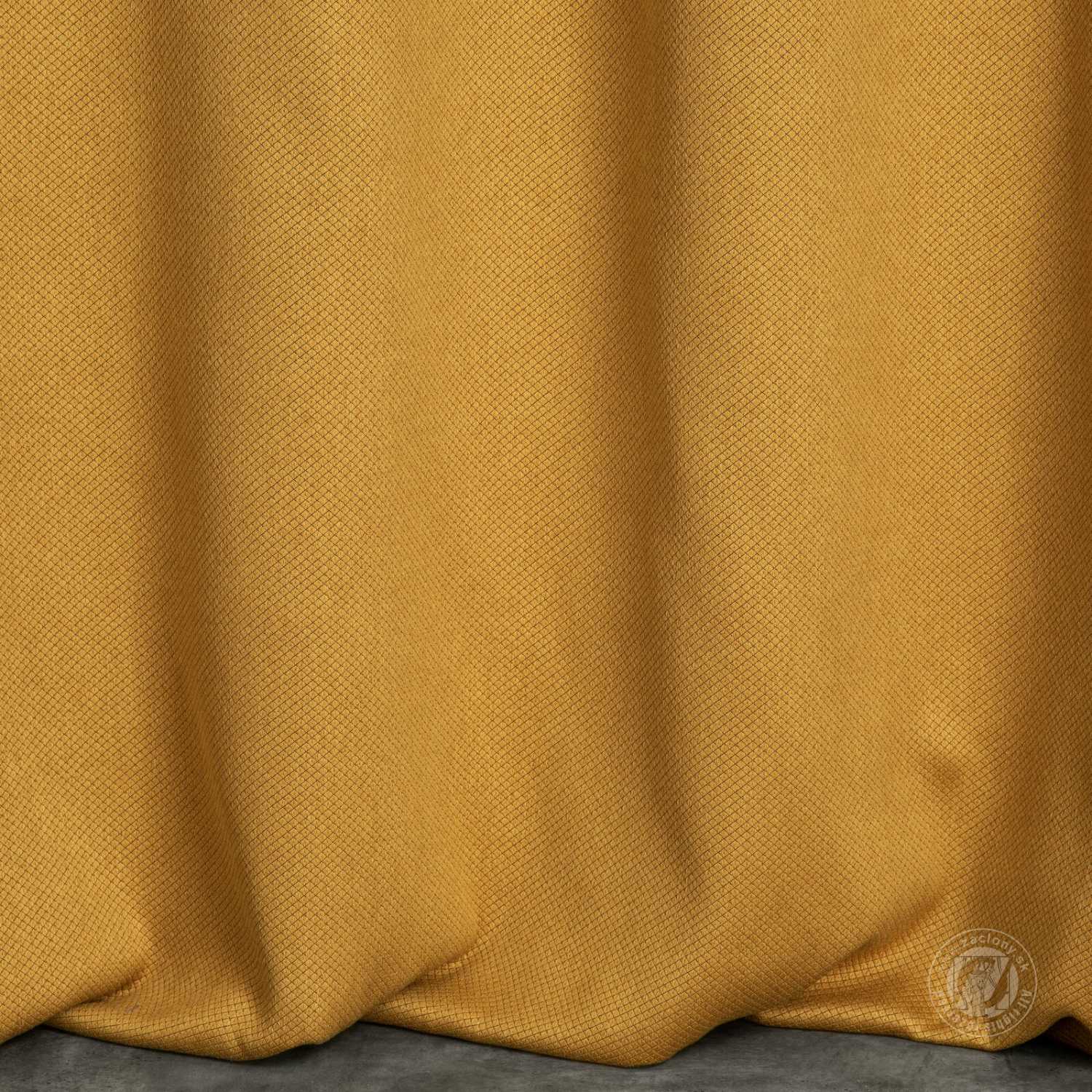 Záves AMARO na krúžkoch 135x250cm medový