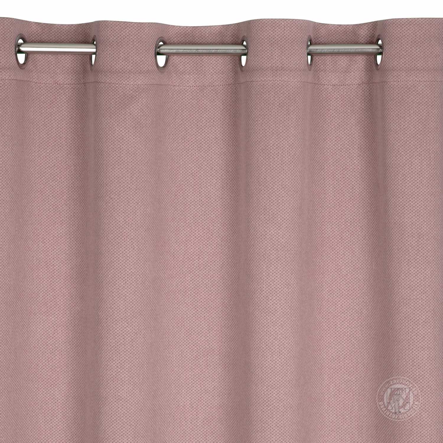 Záves AMARO na krúžkoch 135x250cm púdrový