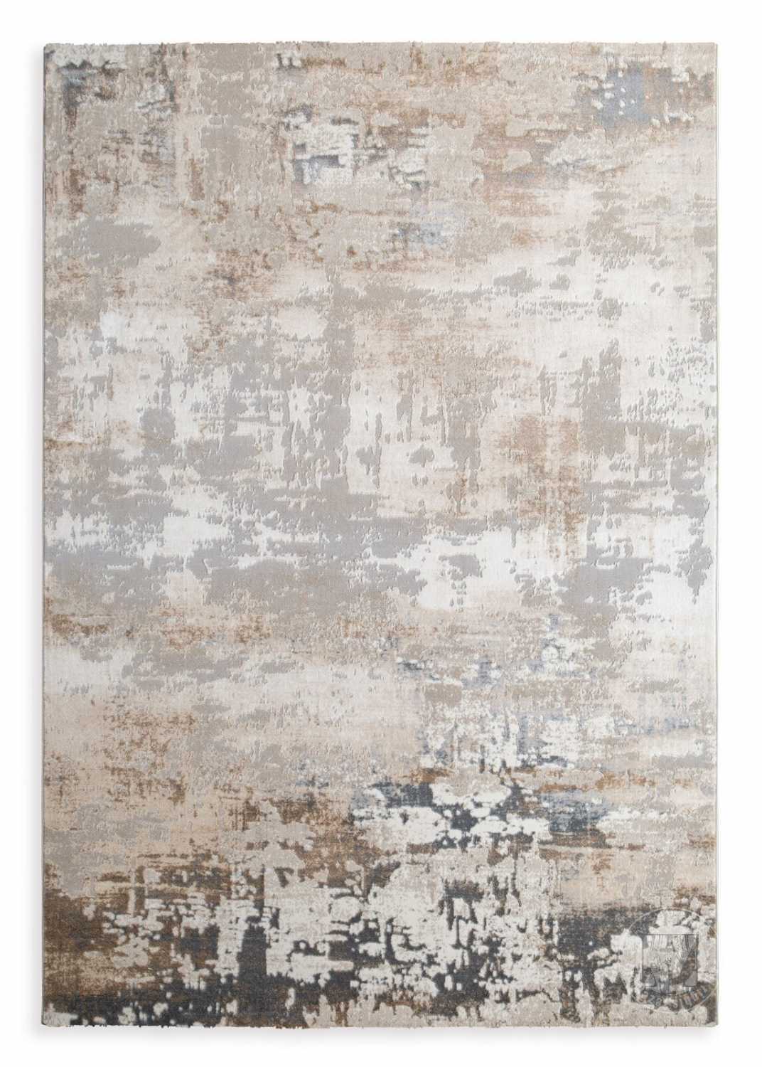 Kusový koberec ASIA2 svetlosivý/béžový