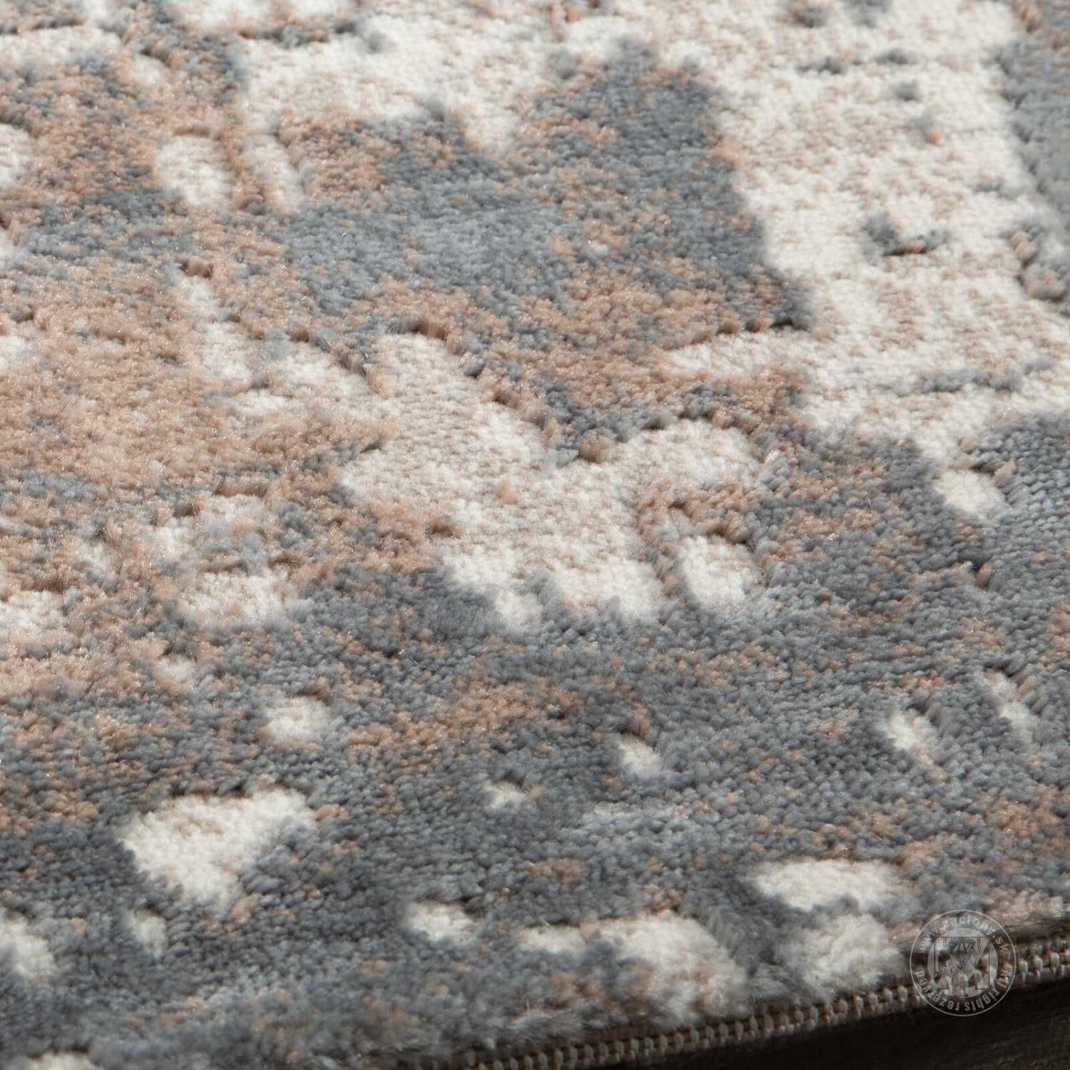 Kusový koberec ASIA2 svetlosivý/béžový