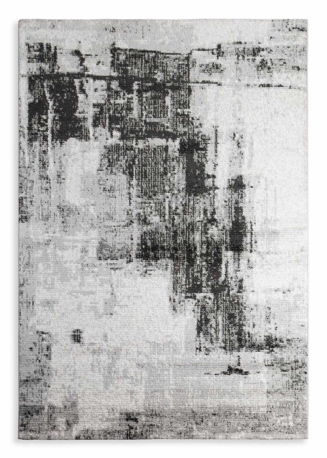 Kusový koberec ASIA3 sivý/čierny