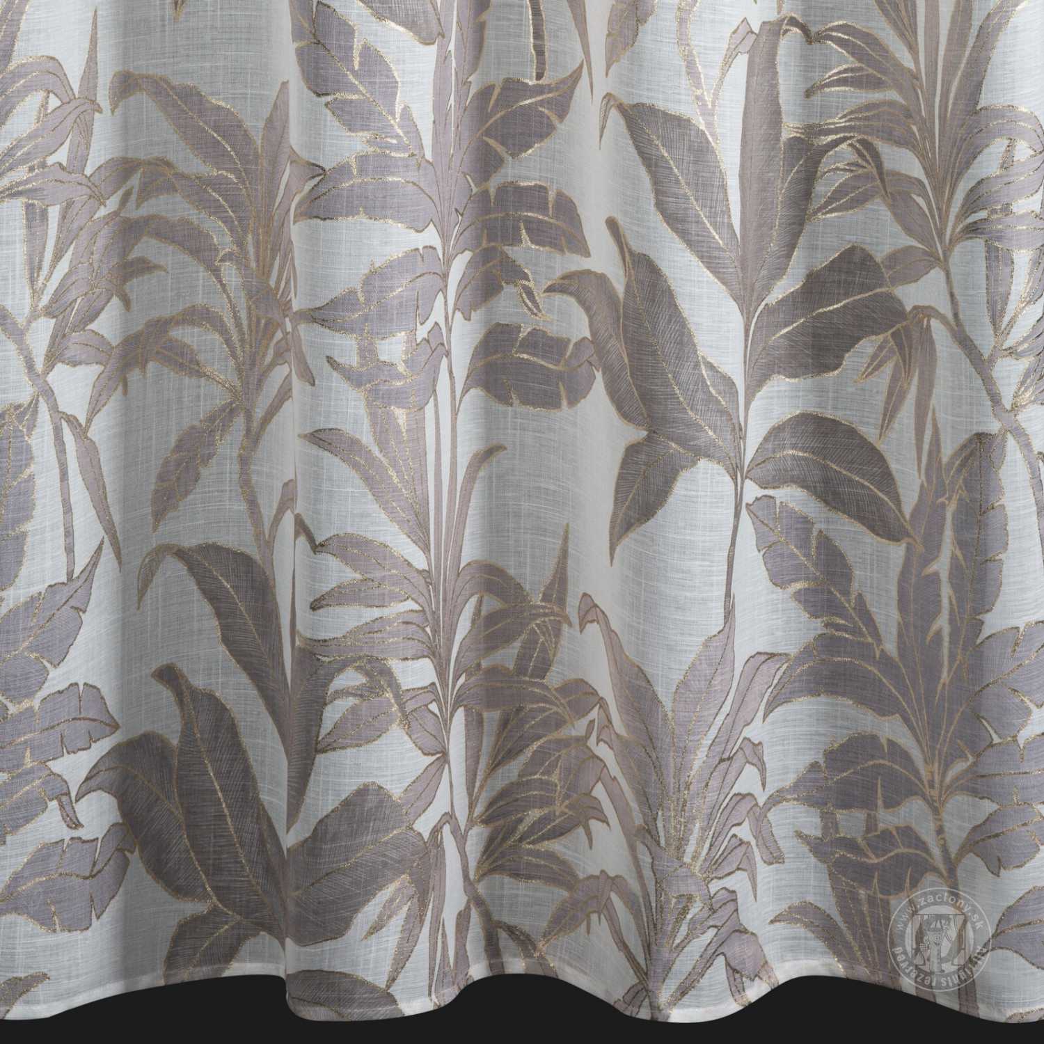 Záves ANELI na krúžkoch 135x250cm biely/béžový