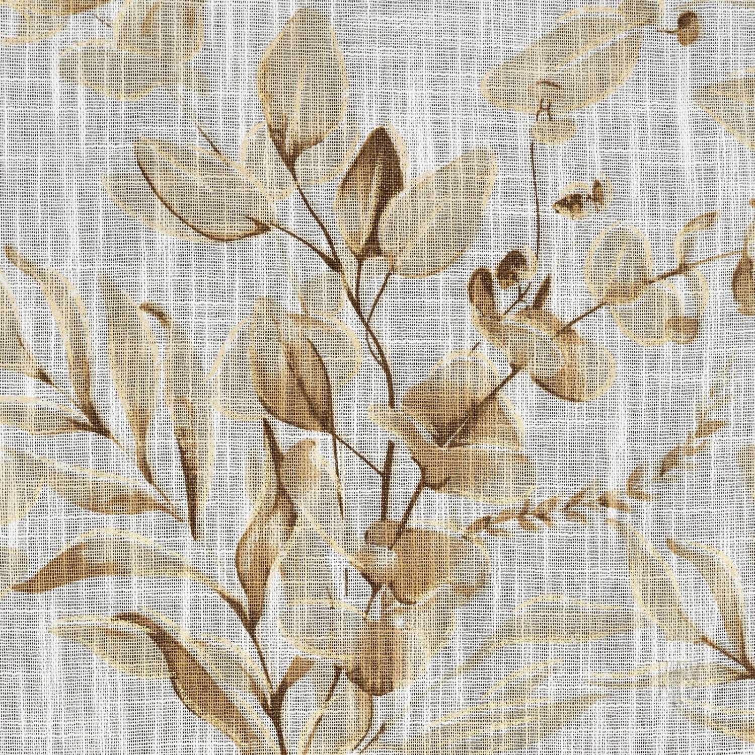 Záves ADENA na krúžkoch 140x250cm béžový/zlatý