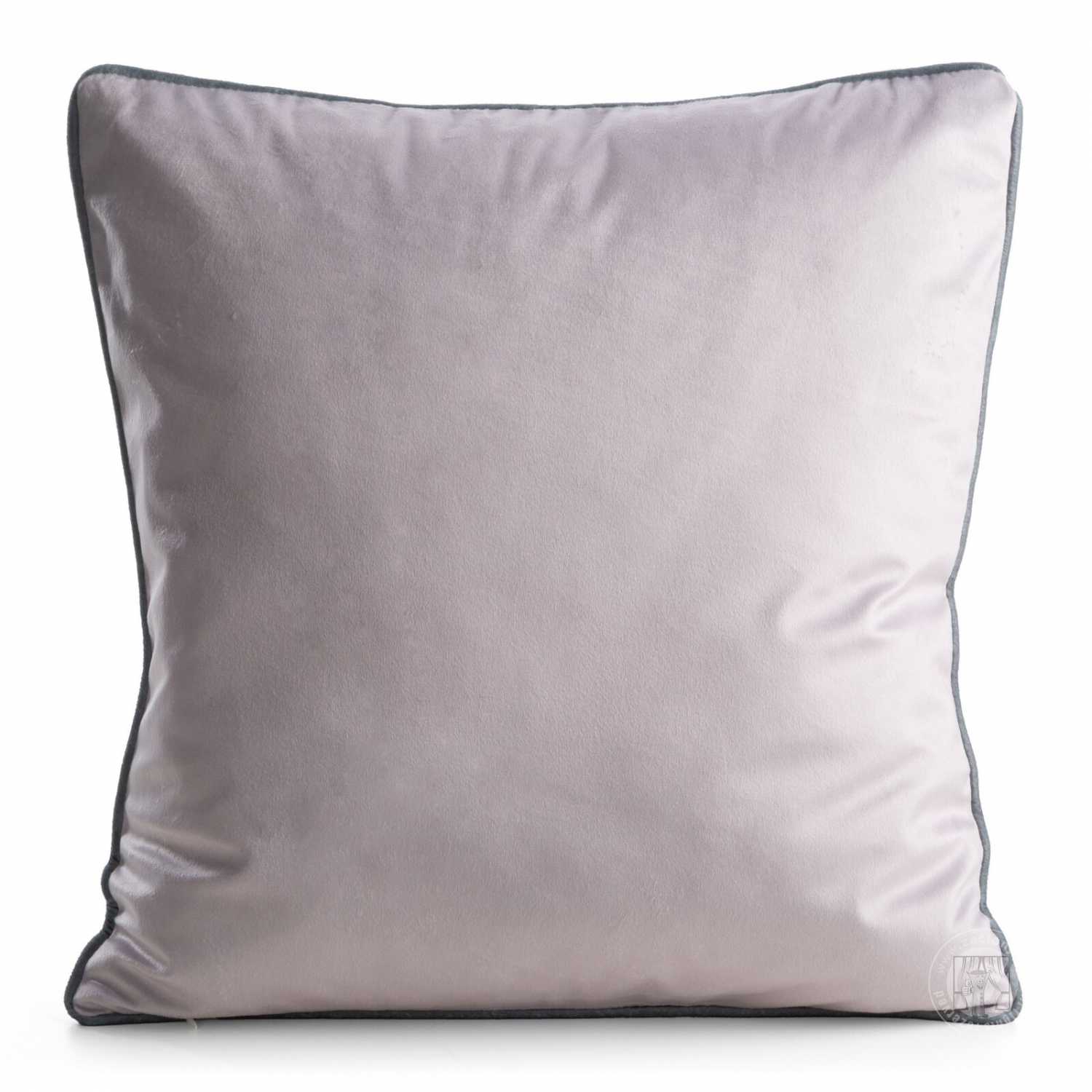  Obliečka na vankúš VELVET 45x45cm biela/sivá