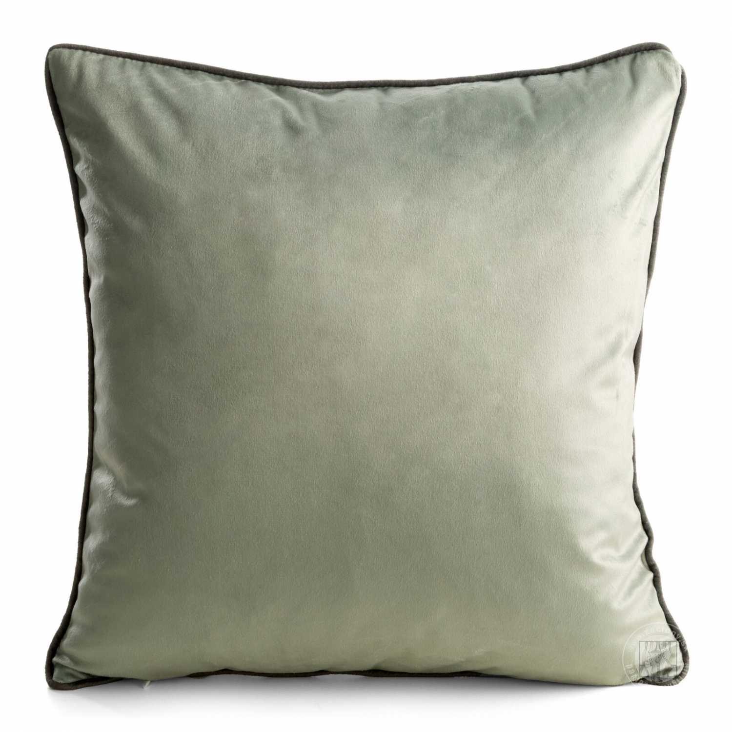 Obliečka na vankúš VELVET 45x45cm biela/zelená