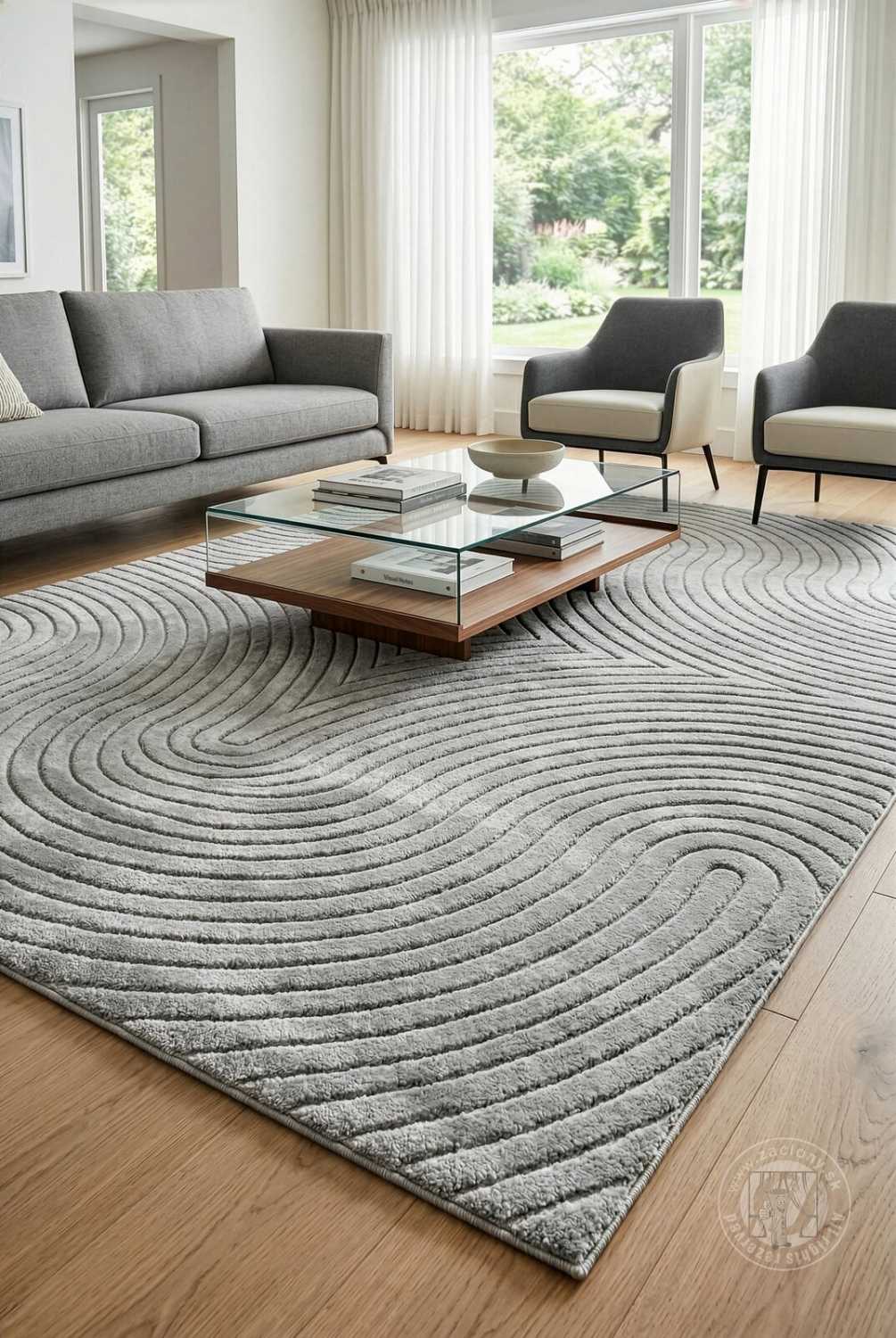 Kusový koberec VENUS BOHO1 oceľový