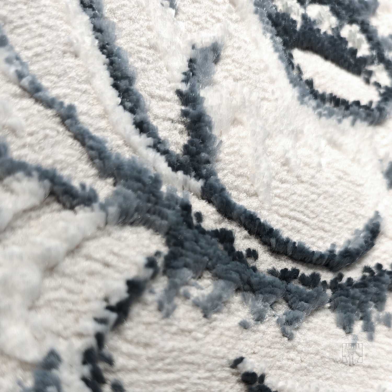 Kusový koberec IMPRESIVE1 modrý/krémový