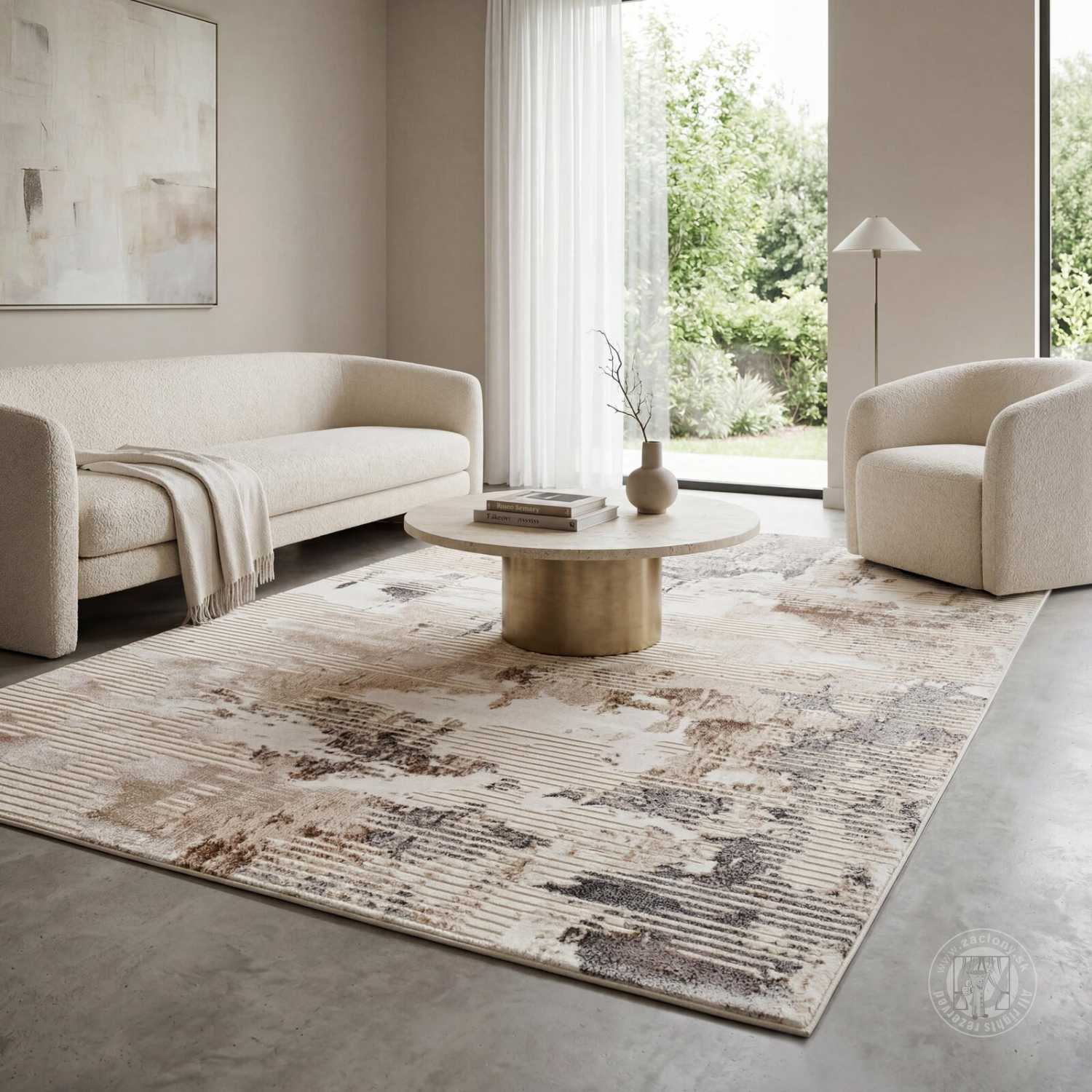 Kusový koberec OMEGA1 krémový