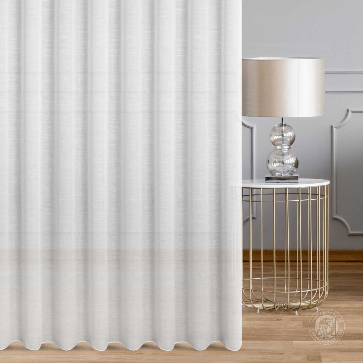 Záclona metráž CLAUDIO/ETA biela, 335cm