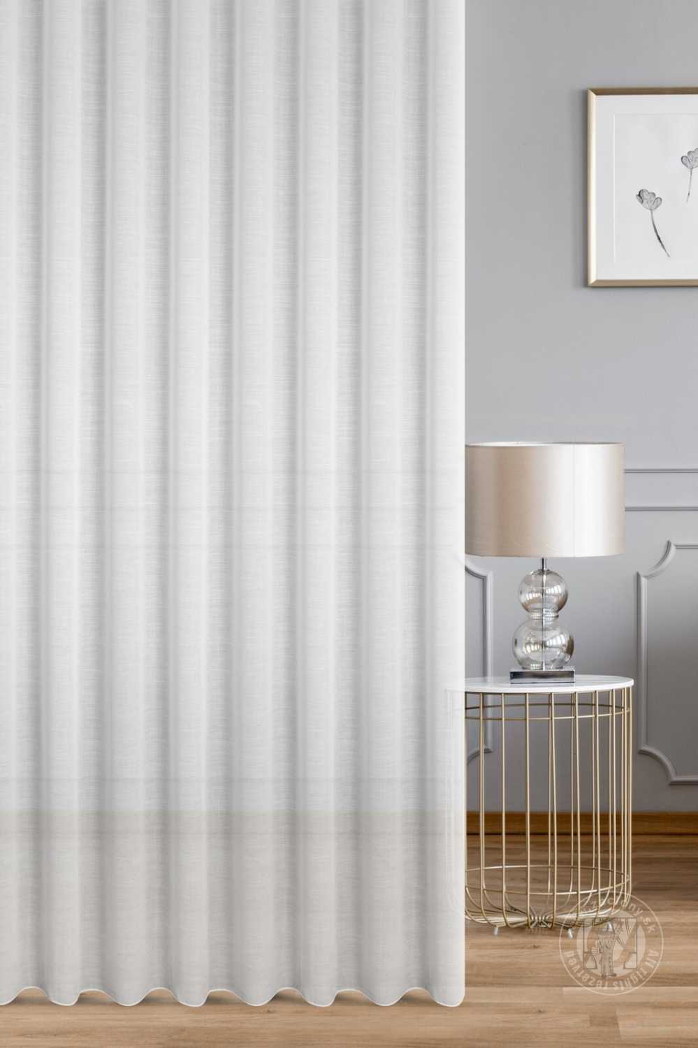 Záclona metráž CLAUDIO/ETA biela, 335cm