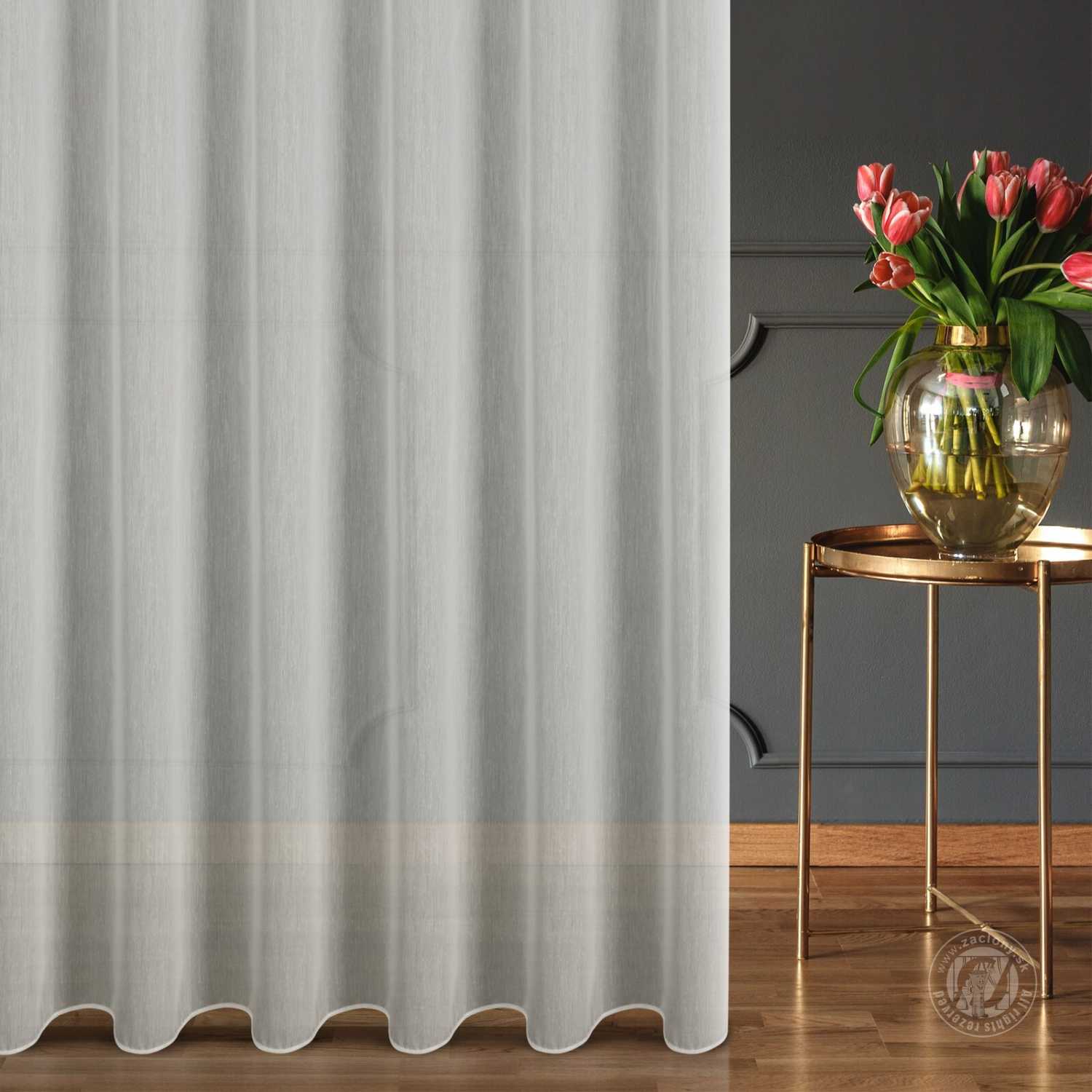 Záclona metráž PABRA krémová, 295cm