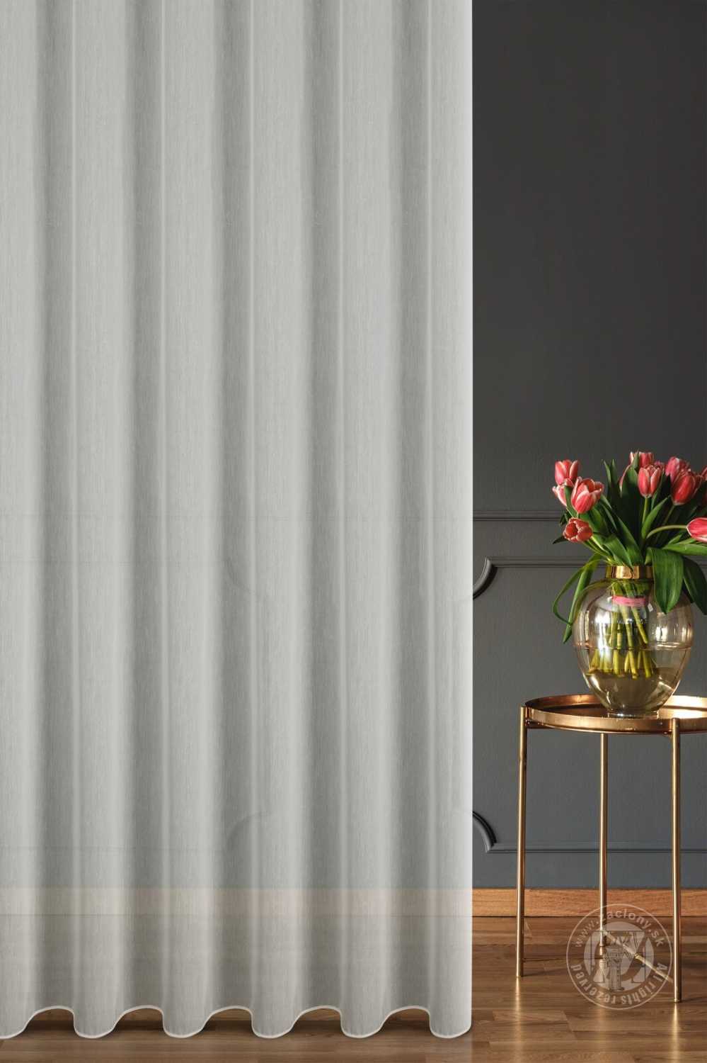 Záclona metráž PABRA krémová, 295cm