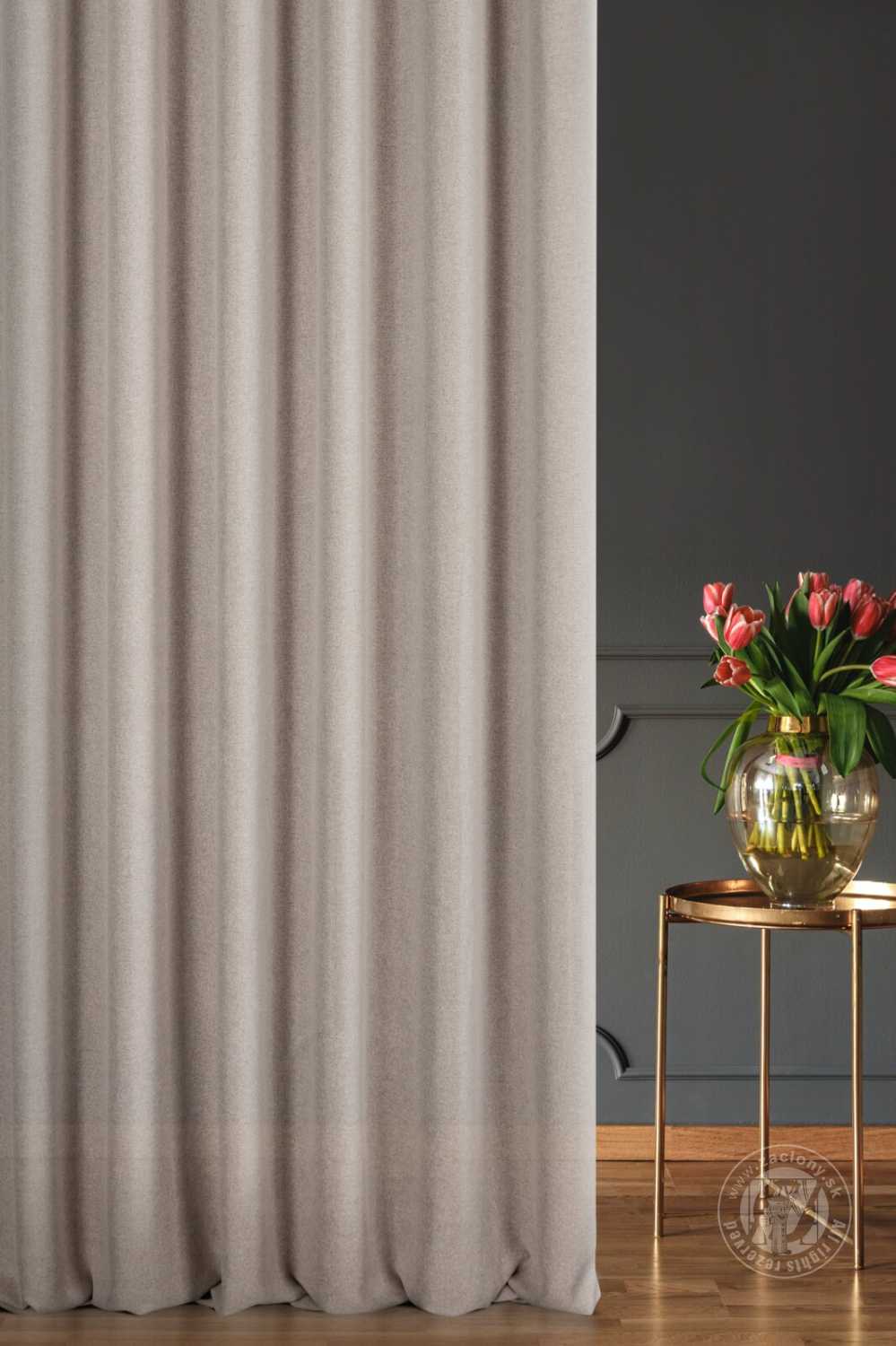 Záves ERIS cappuccino, 280cm