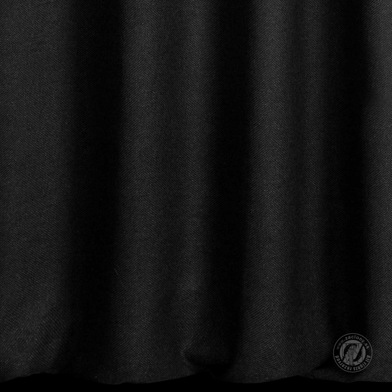 Záves JULA čierny, 300cm