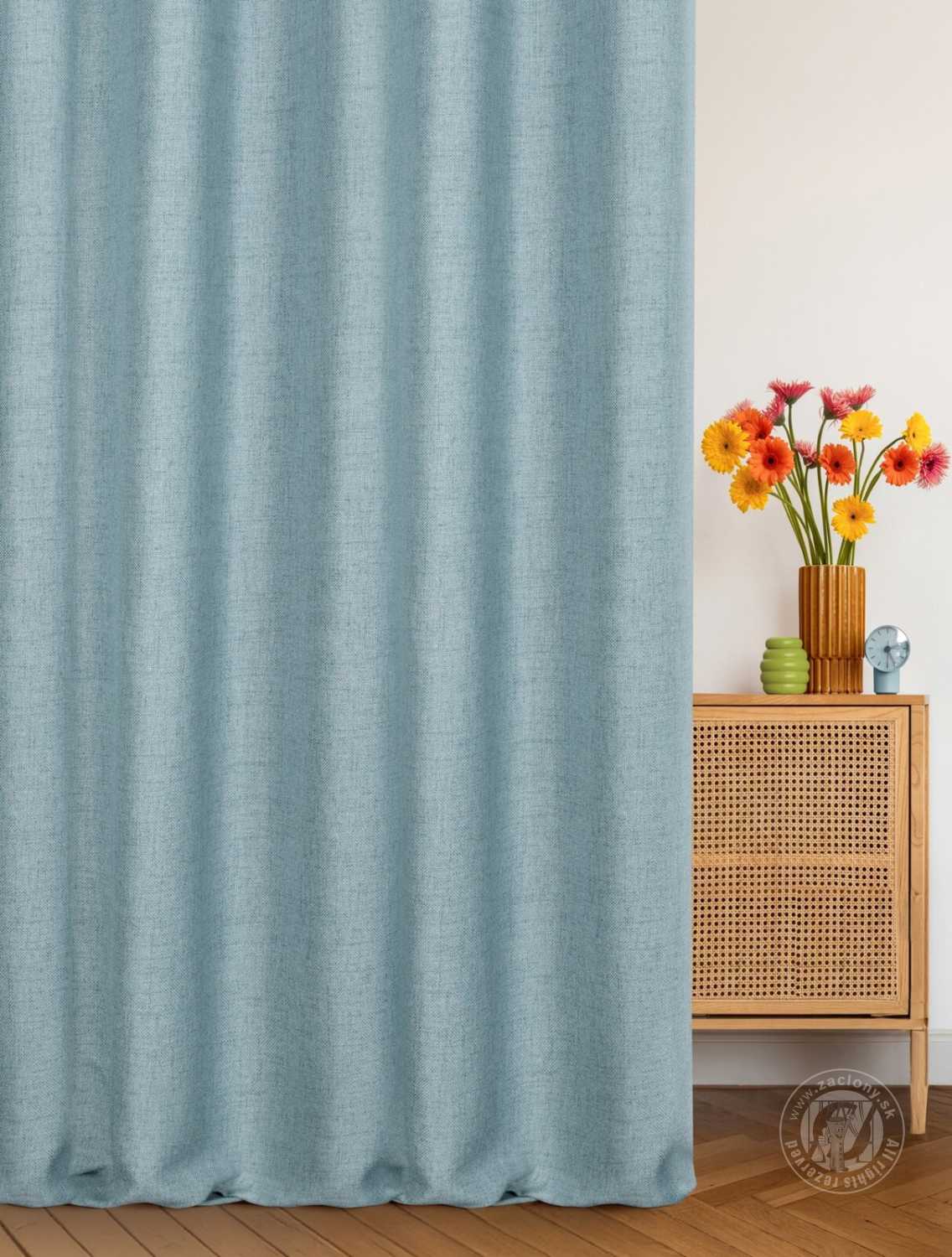 Záves JULA modrý, 300cm