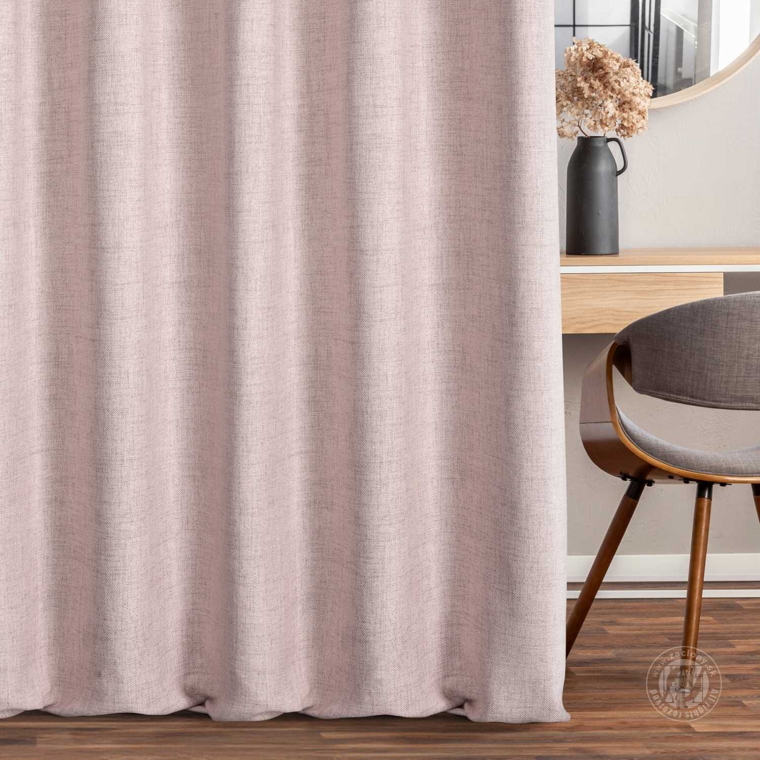 Záves JULA púdrový, 300cm