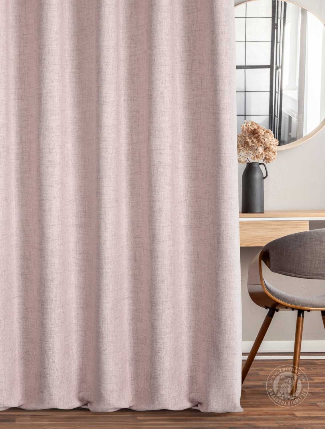 Záves JULA púdrový, 300cm