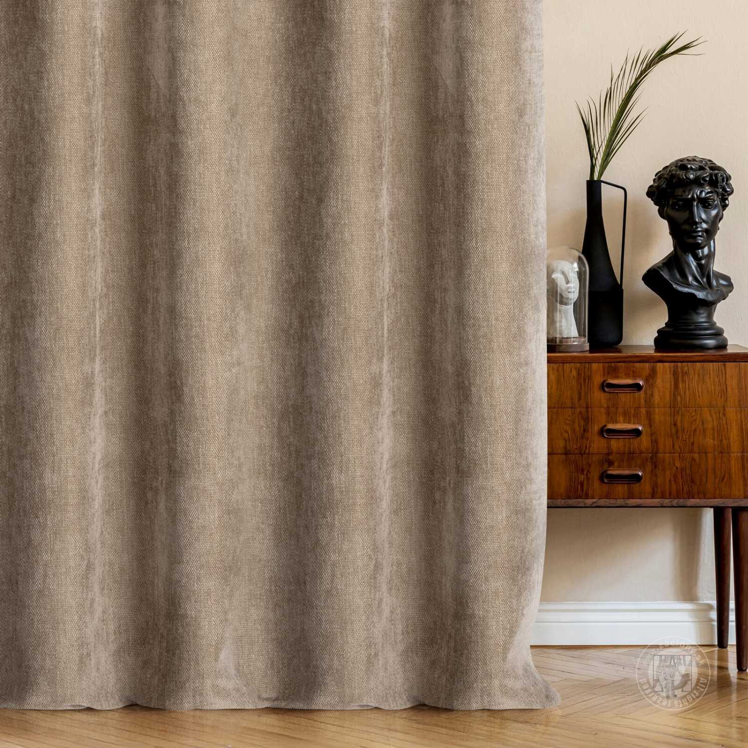 Záves NESKA K252/3 svetlohnedý, 300cm