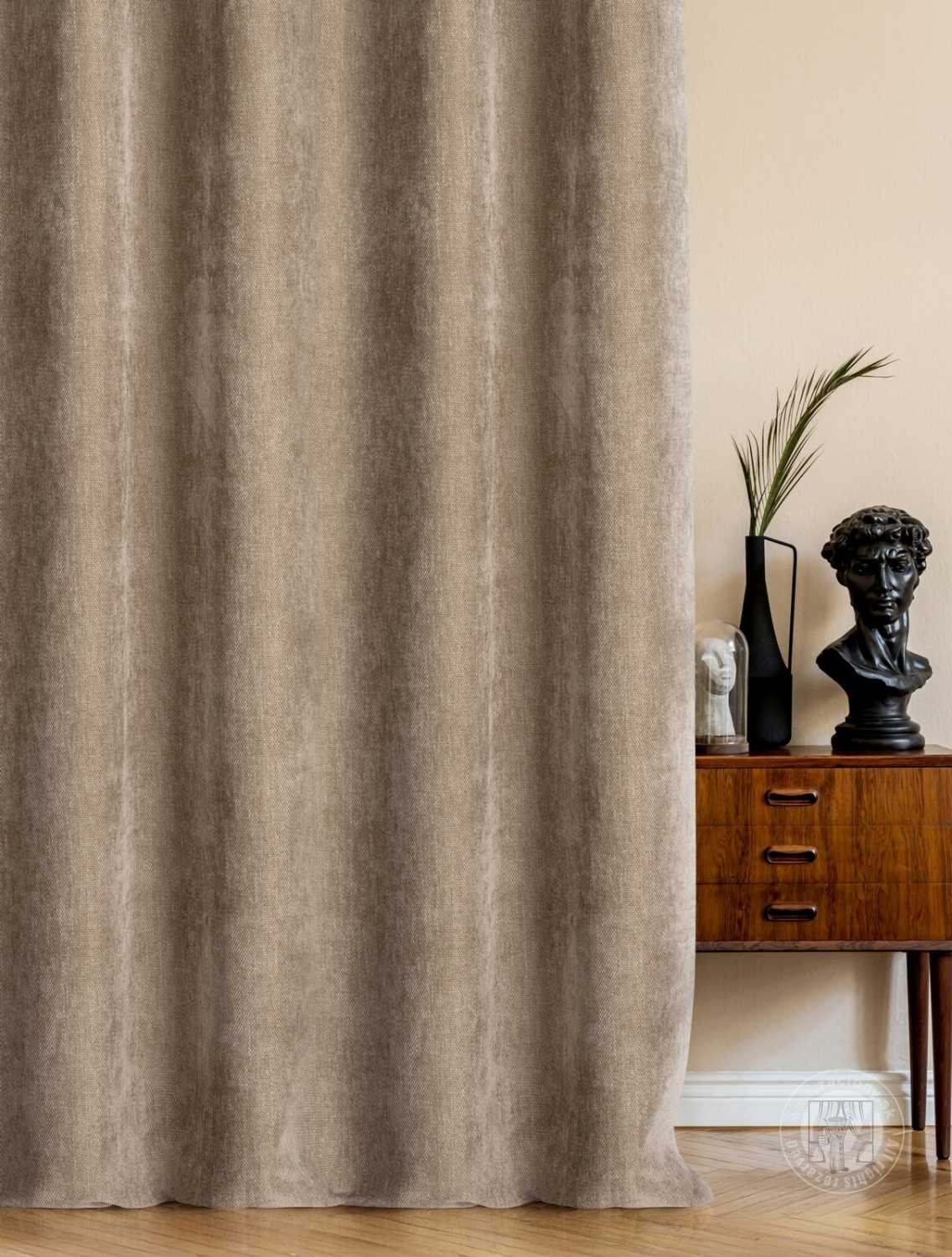 Záves NESKA K252/3 svetlohnedý, 300cm