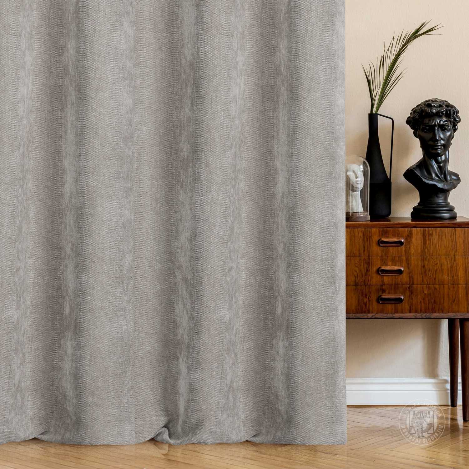 Záves NESKA K252/5 popolavý, 300cm