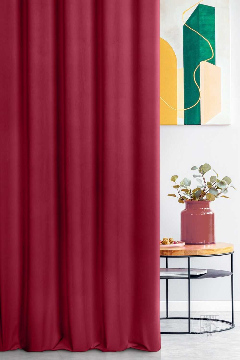 Záves SIBEL bordový, 300cm