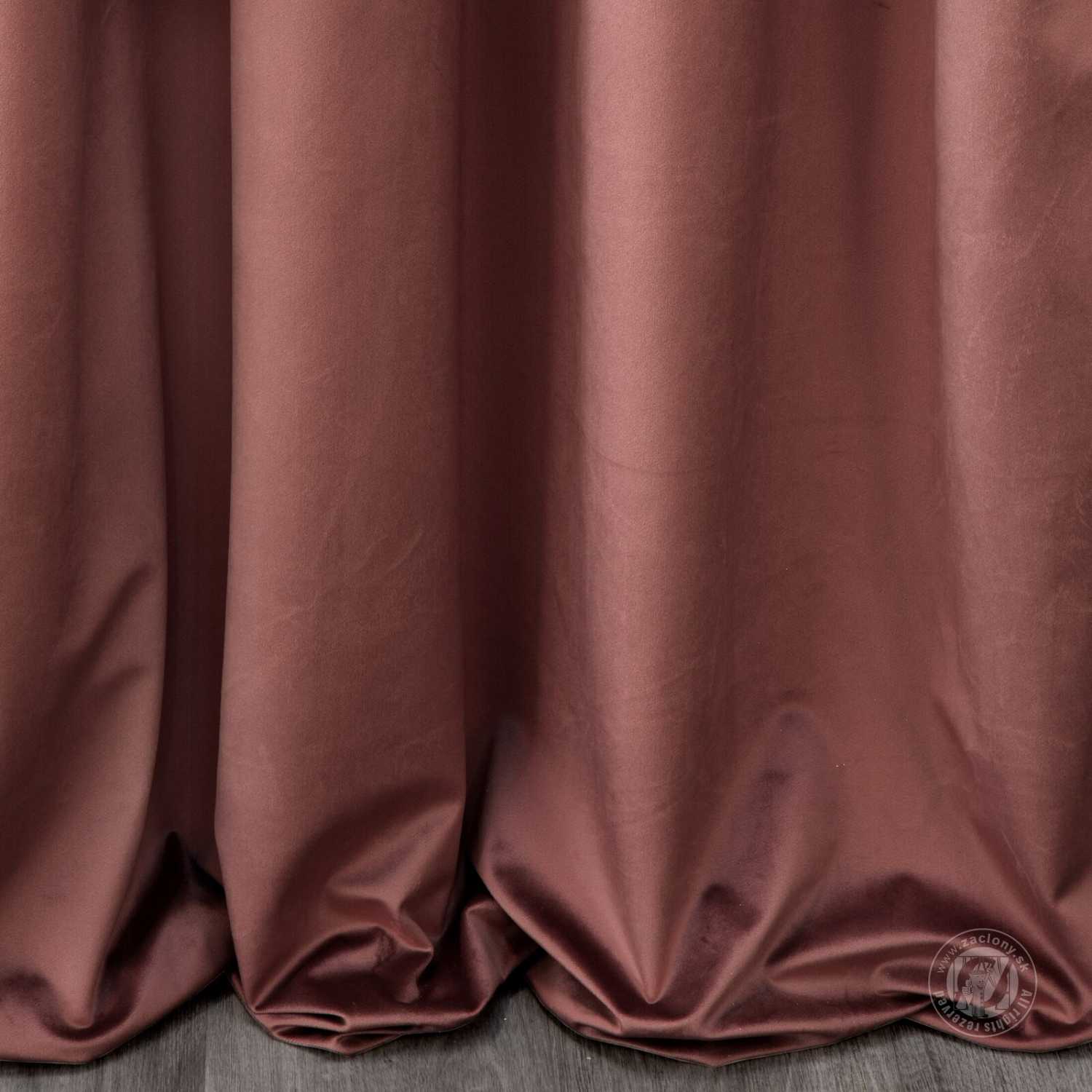 Záves SIBEL tmavoružový, 300cm