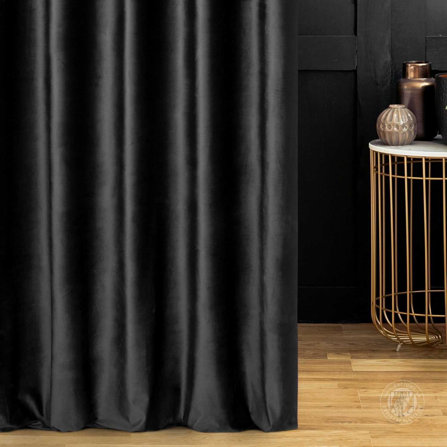 Záves SIBEL čierny, 300cm