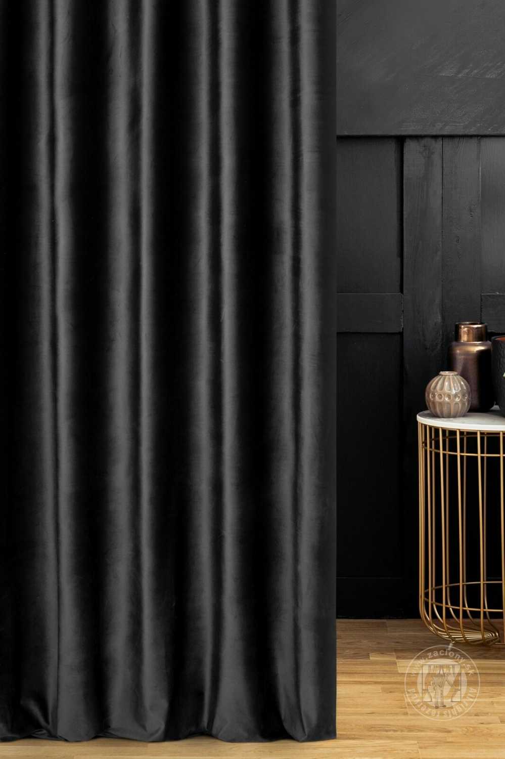 Záves SIBEL čierny, 300cm