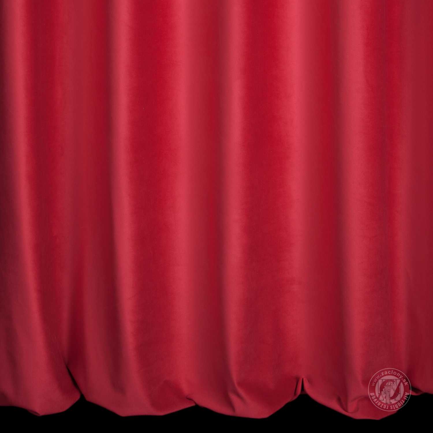 Záves SIBEL červený, 300cm
