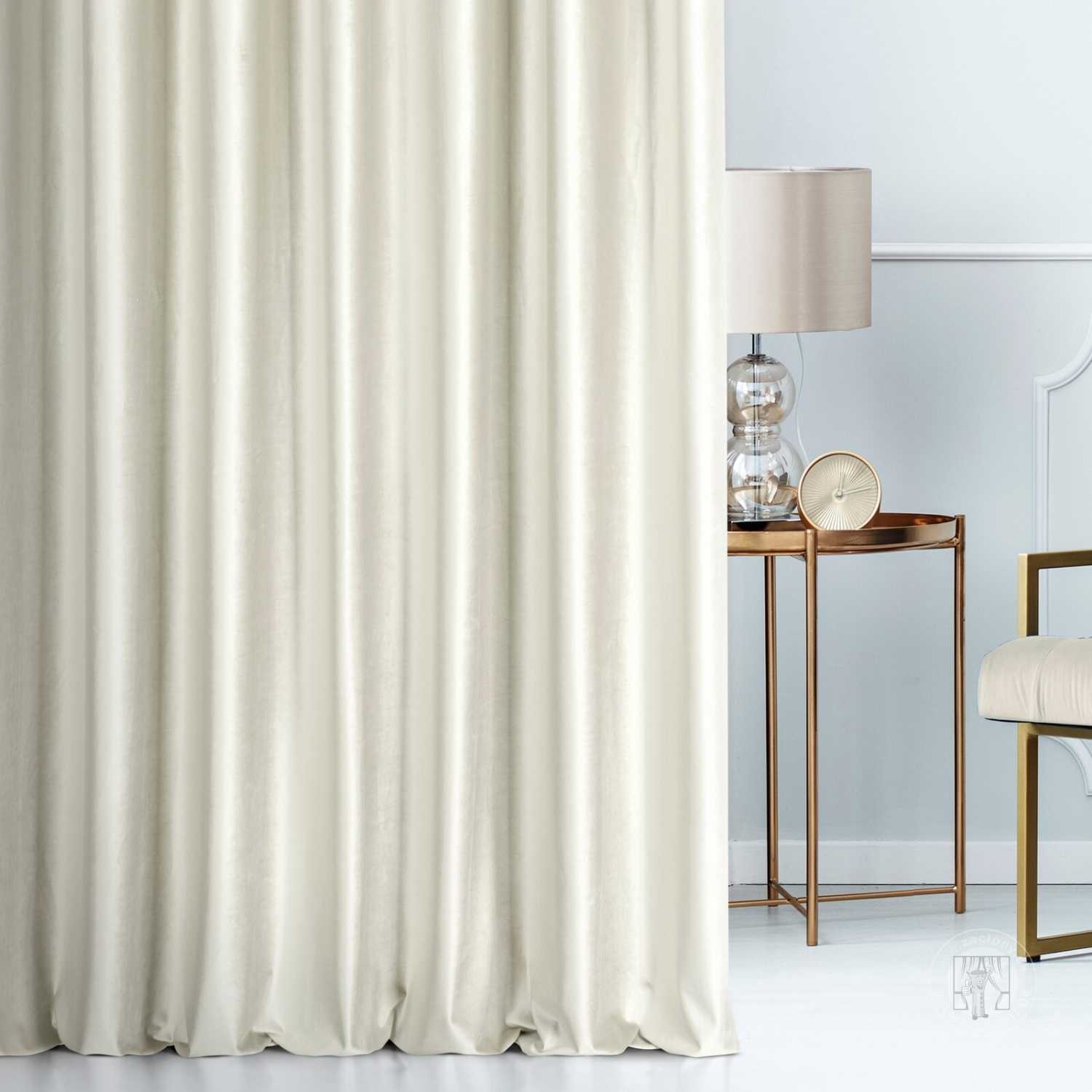 Záves SIBEL svetlokrémový, 300cm