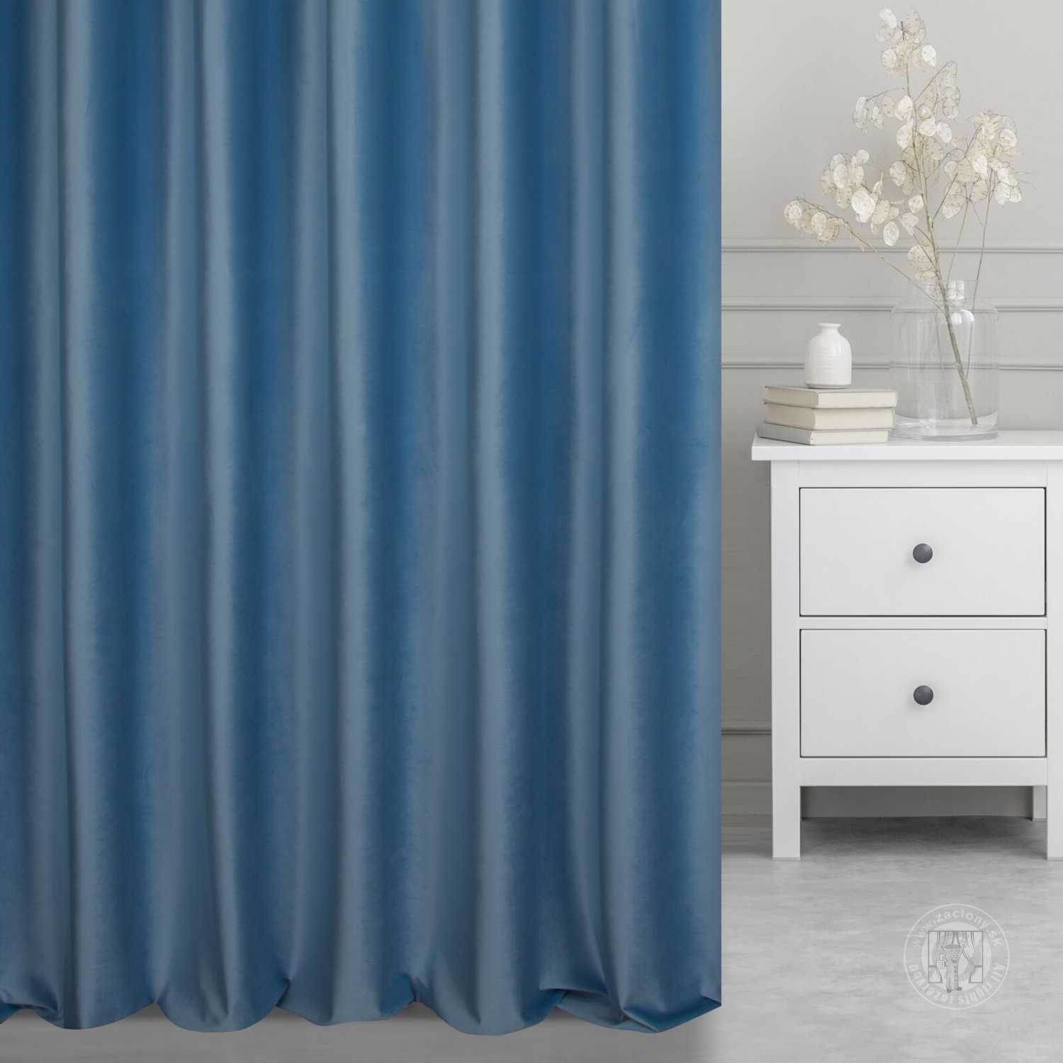 Záves SIBEL svetlomodrý, 300cm