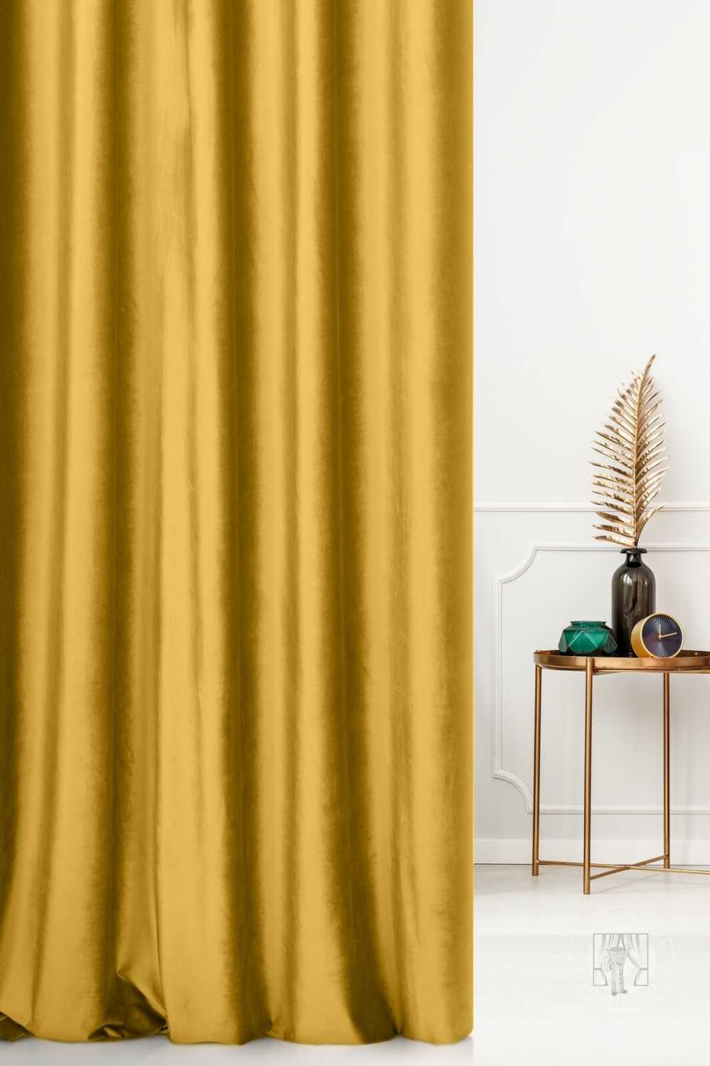  Záves SIBEL horčicový, 300cm