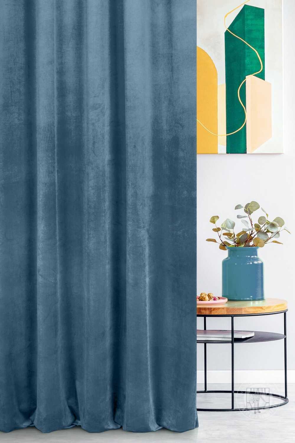 Záves SIBEL modrý, 300cm