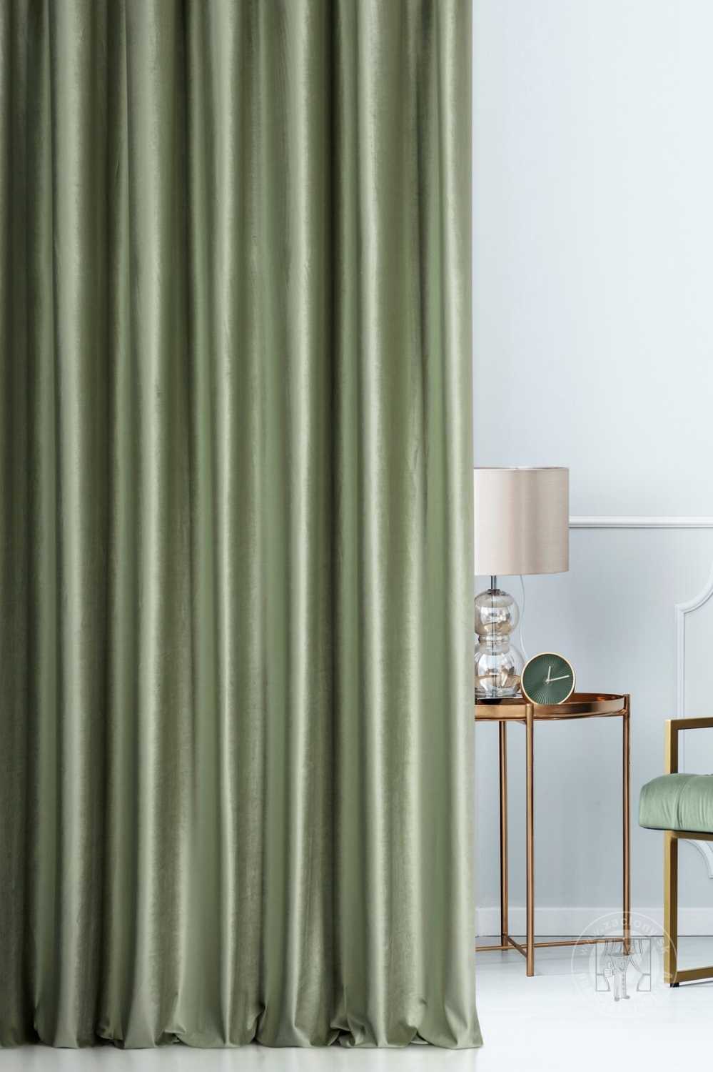 Záves SIBEL olivový, 300cm