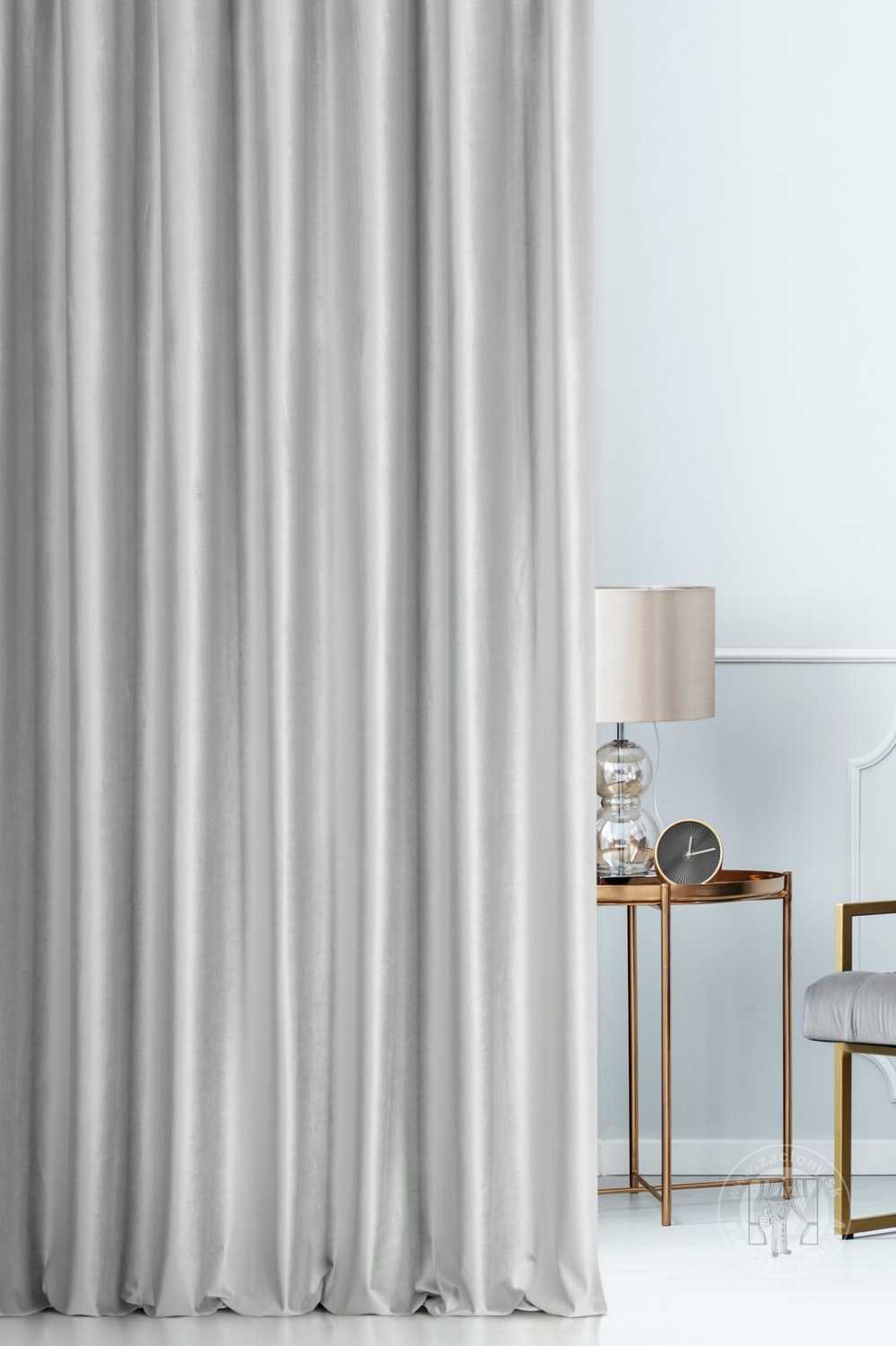 Záves SIBEL jasnostrieborný, 300cm