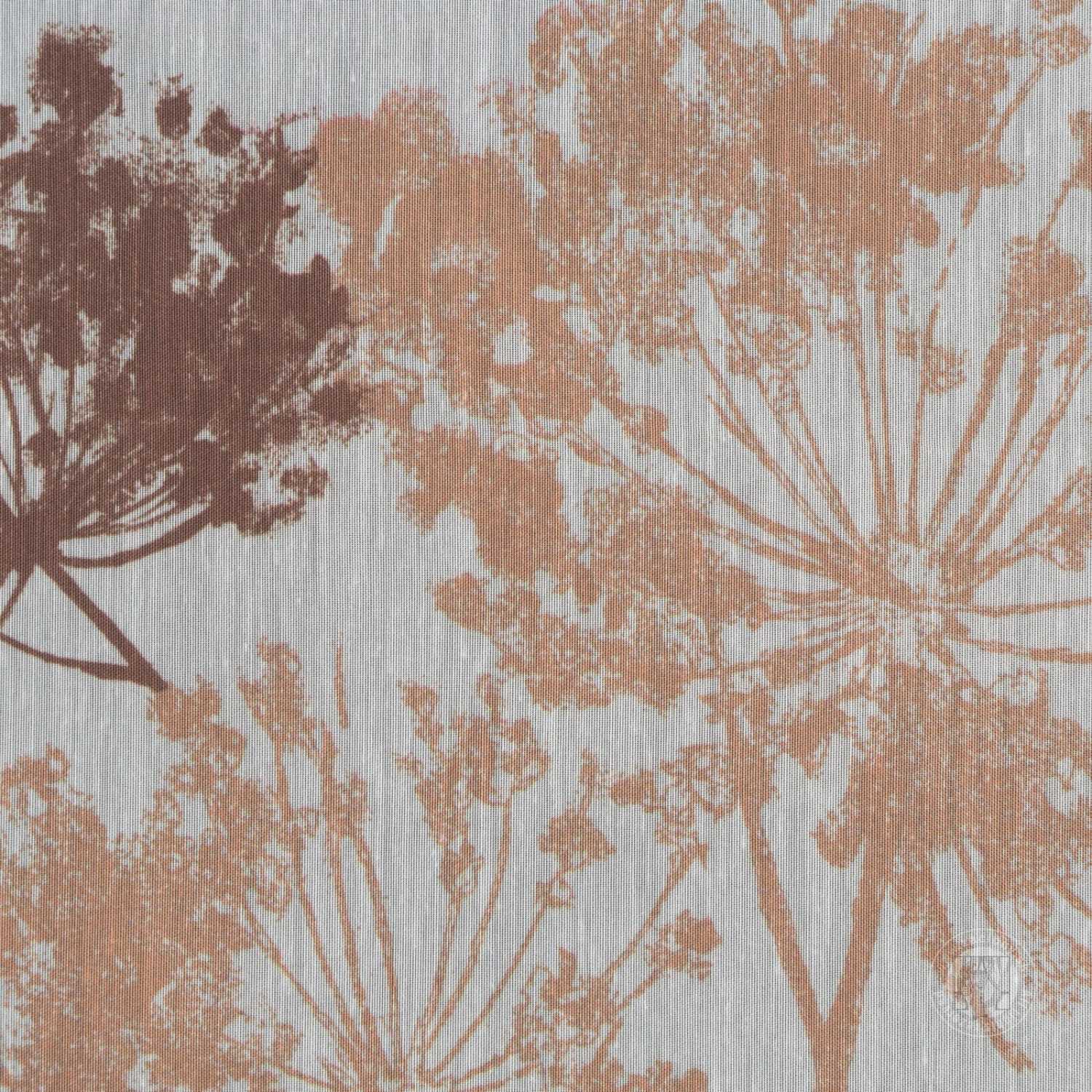 Záclona metráž 53821/BAT biela/hnedá, 285cm