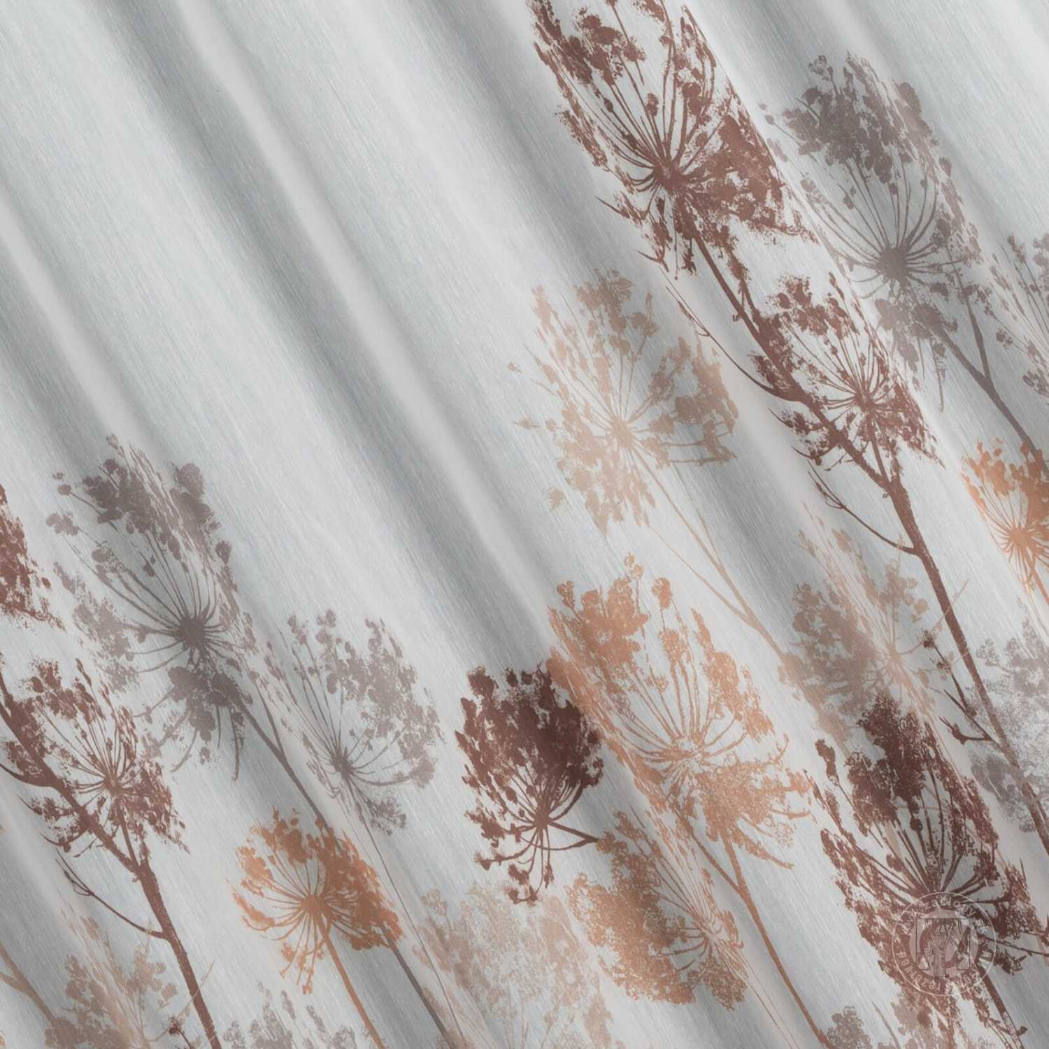 Záclona metráž 53821/BAT biela/hnedá, 285cm