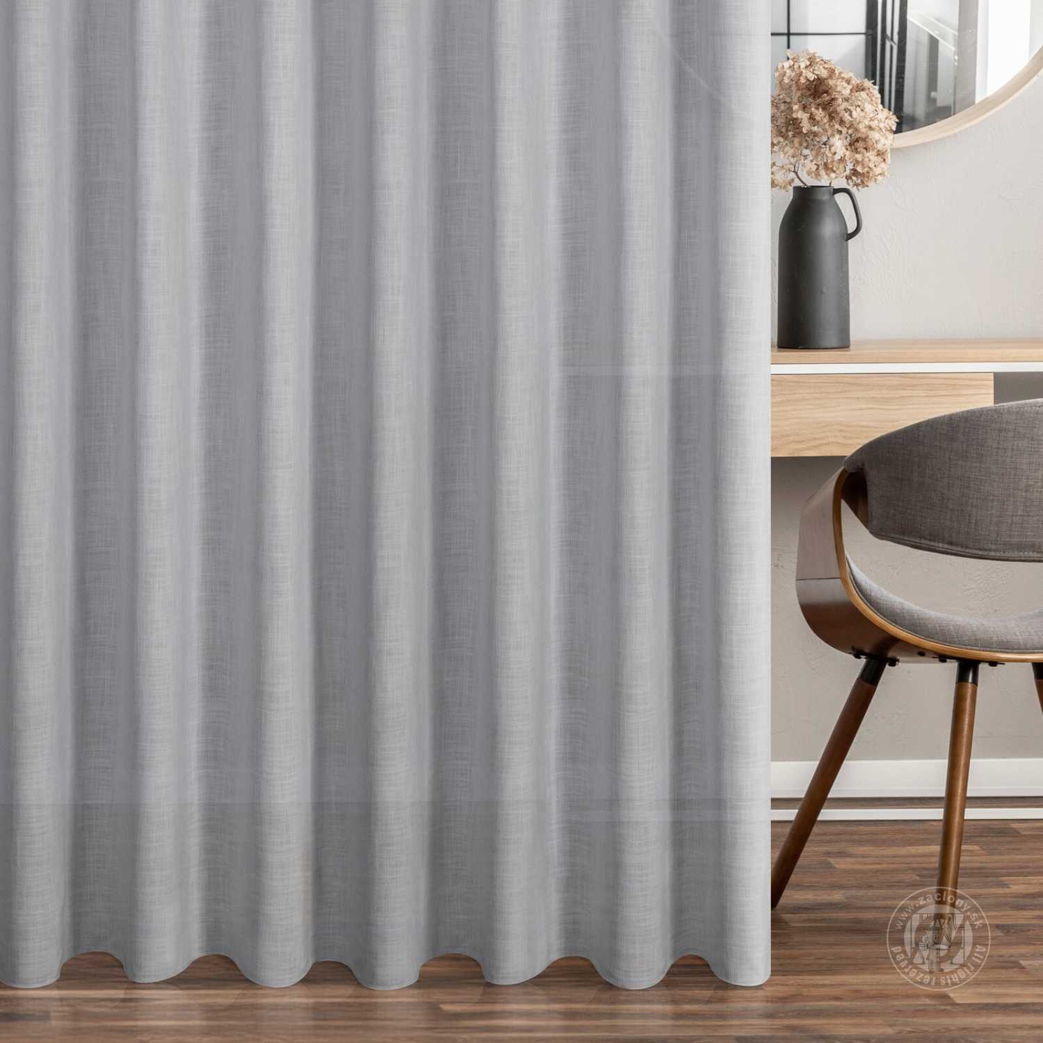 Záves SERENA strieborný, 320cm