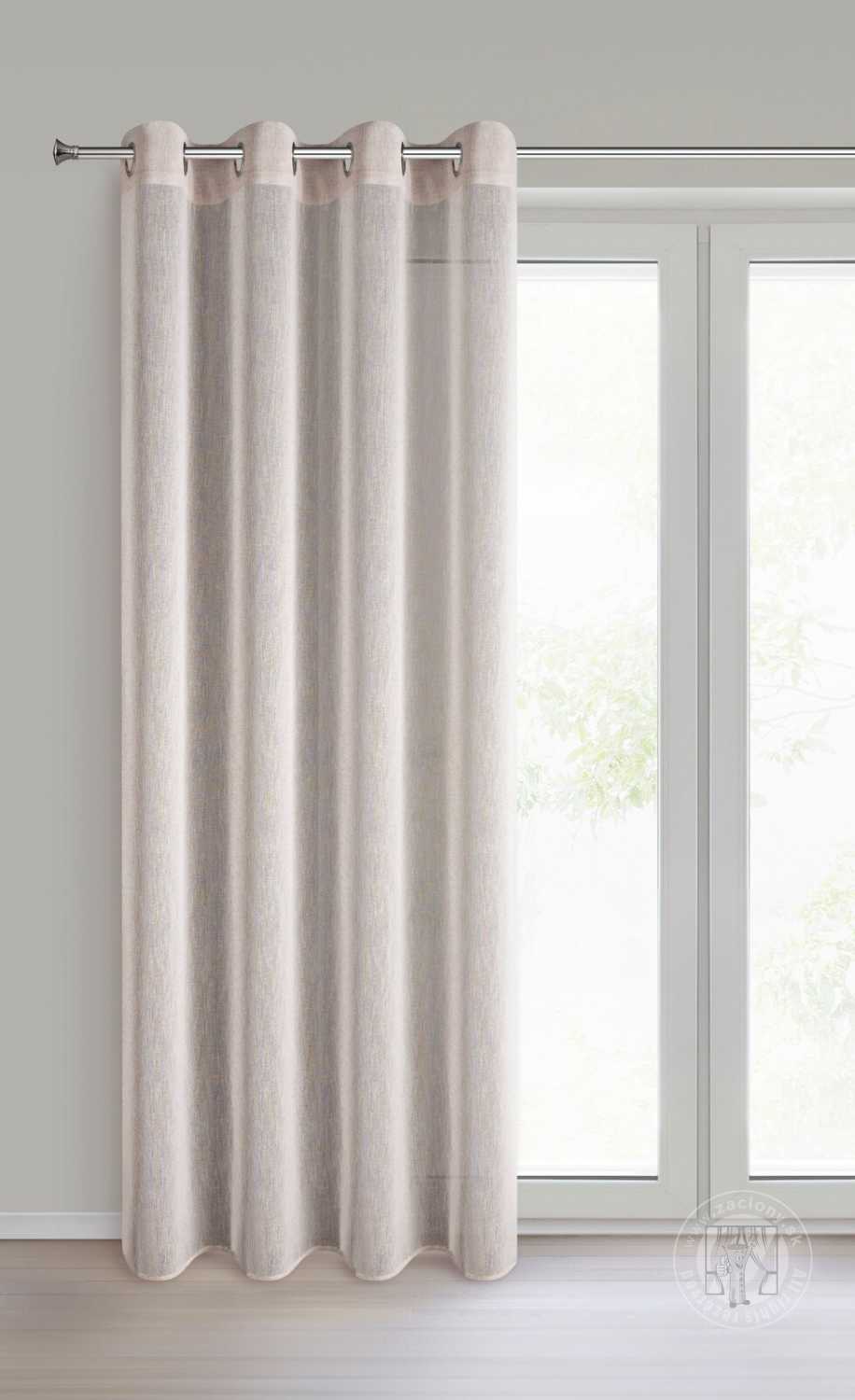 Záves ANGELICA na krúžkoch 140x250cm ružový