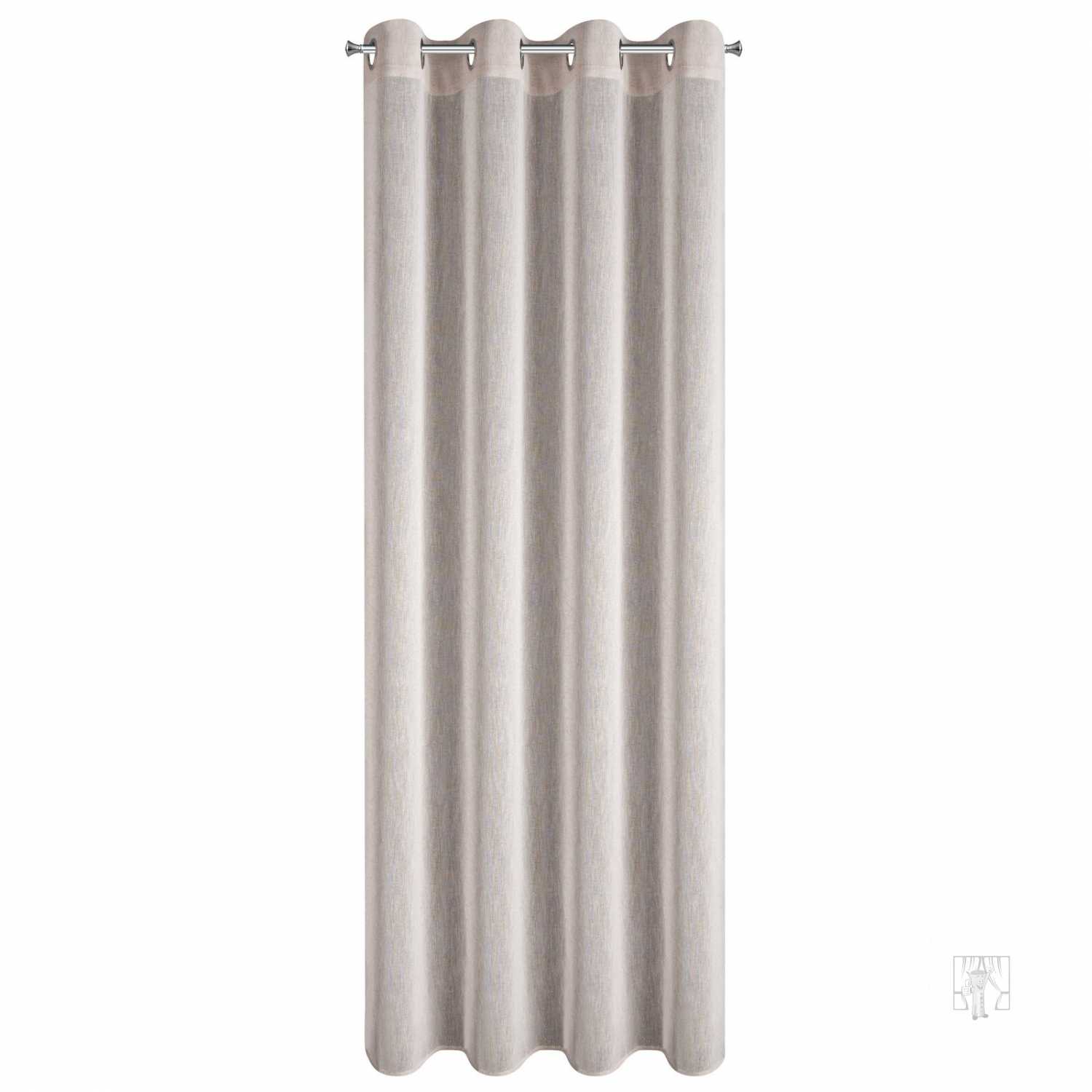 Záves ANGELICA na krúžkoch 140x250cm ružový