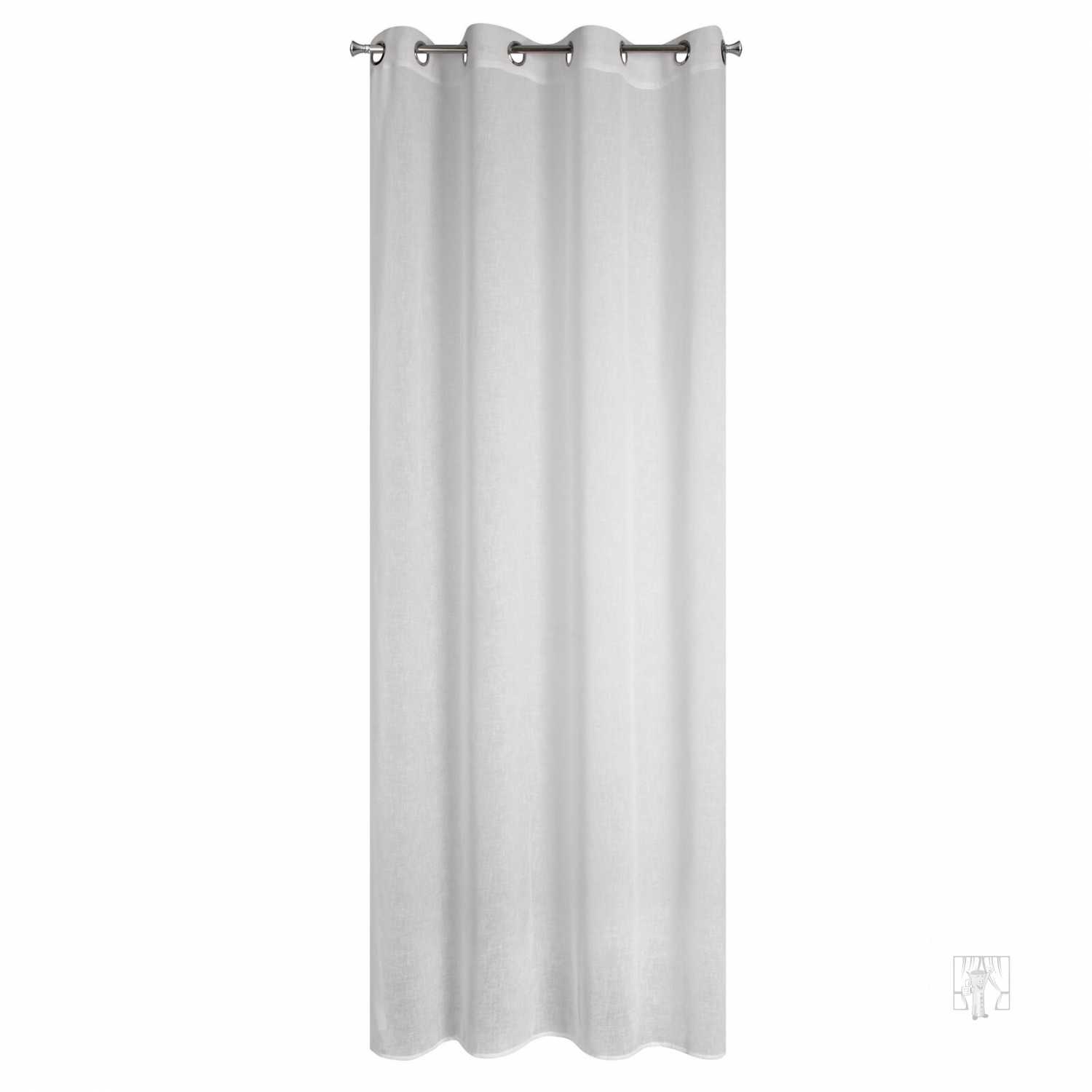 Záves ANGELICA na krúžkoch 140x250cm biely