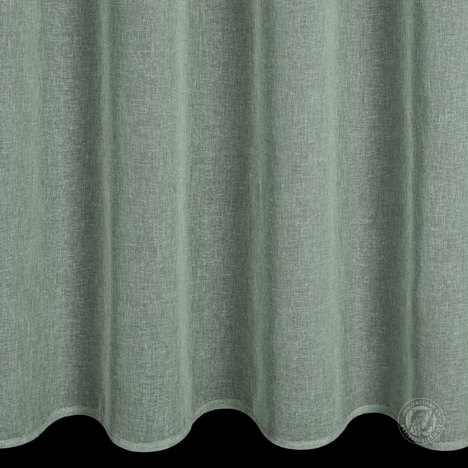 Záves ANGELICA na krúžkoch 140x250cm mätový