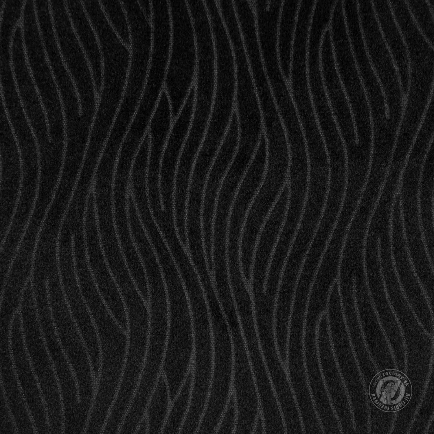 Záves LILI na krúžkoch 140x250cm čierny