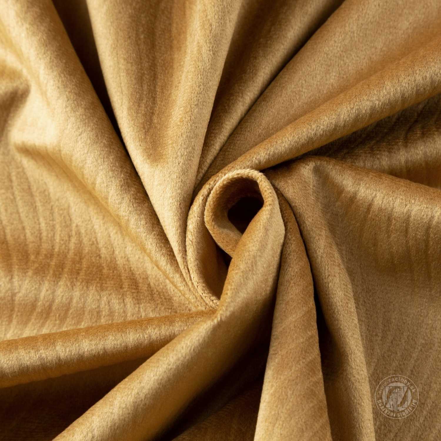 Záves LILI na krúžkoch 140x250cm horčicový