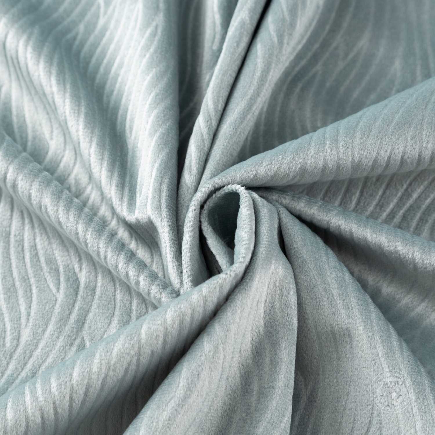 Záves LILI na krúžkoch 140x250cm svetlomodrý