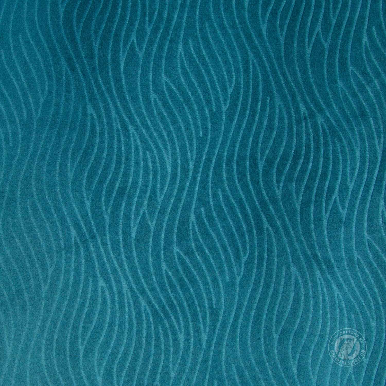 Záves LILI na krúžkoch 140x250cm modrý