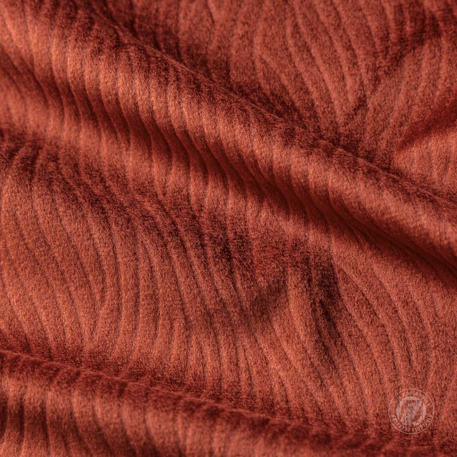 Záves LILI na krúžkoch 140x250cm tehlový