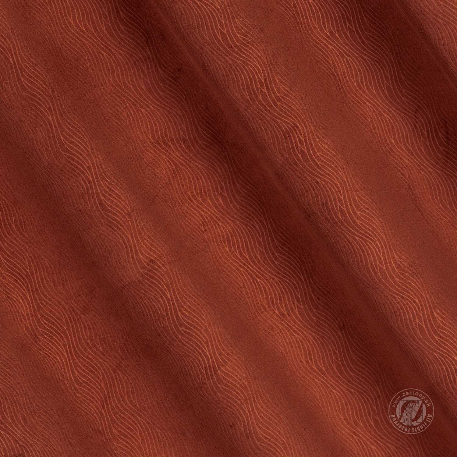 Záves LILI na krúžkoch 140x250cm tehlový